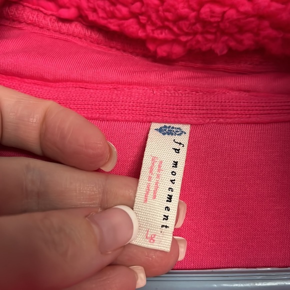 Free People Nantucket Fleece in Pink Rose - Picture 4 of 8